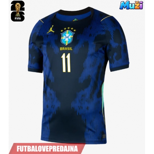 Lacne Muži Futbalové dres Brazília Raphinha Belloli #11 MS 2026 Krátky Rukáv - Preč